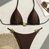 Giulia – Triangle Bikini with Ruffled Edges