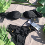 Camila - Bandeau Bikini with Ocean-Inspired Colors