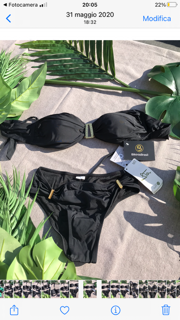 Camila - Bandeau Bikini with Ocean-Inspired Colors