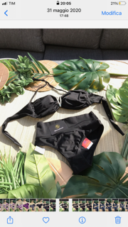 Paola - High-Waist Bikini with Modern Geometric Shapes