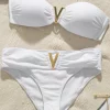 Livia – Triangle Bikini with Handmade Crochet Details